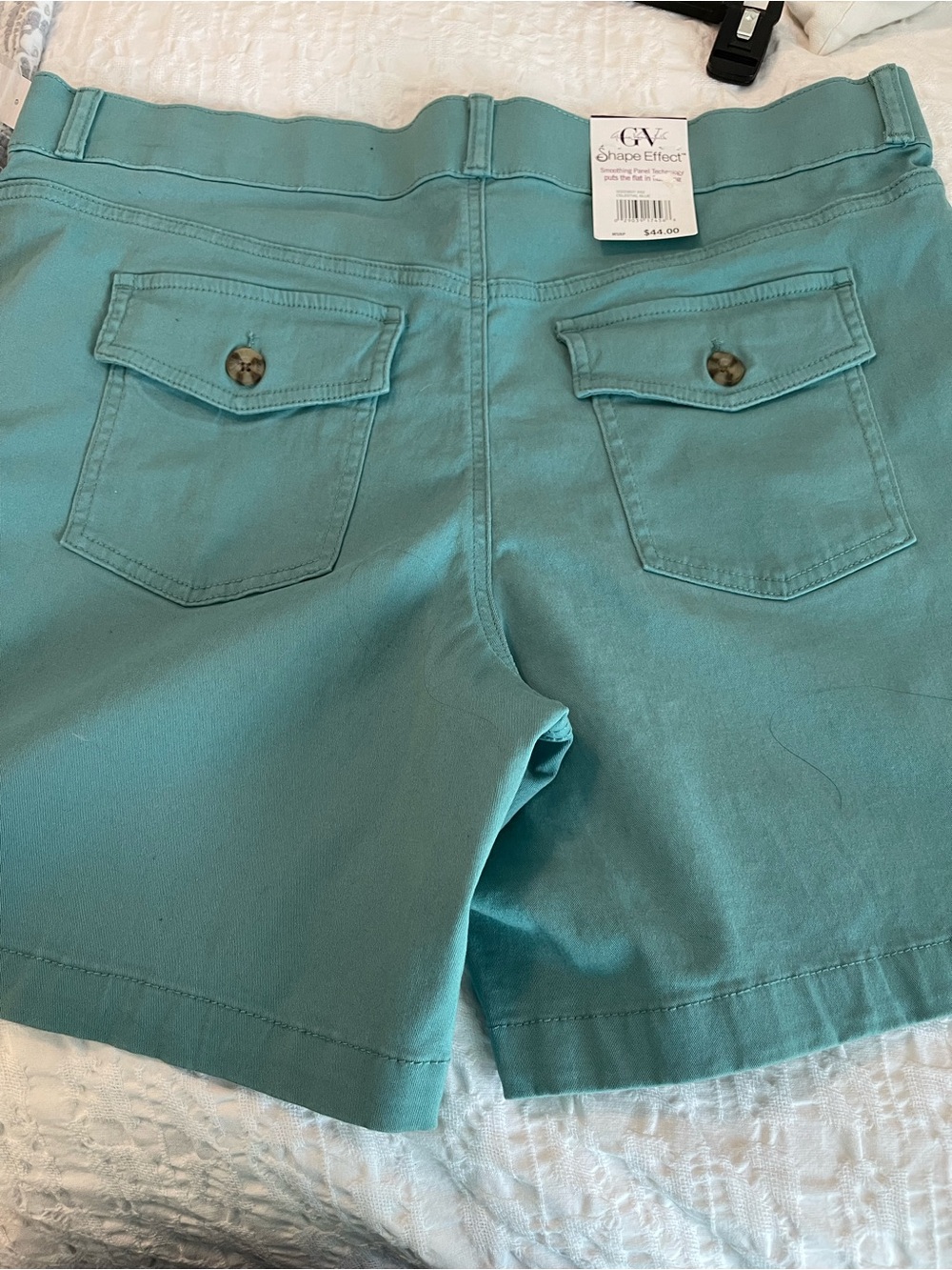 Gloria Vanderbilt High-Rise Short Shape Effect Smoothing Panel Size 16 NWT - Picture 3 of 5